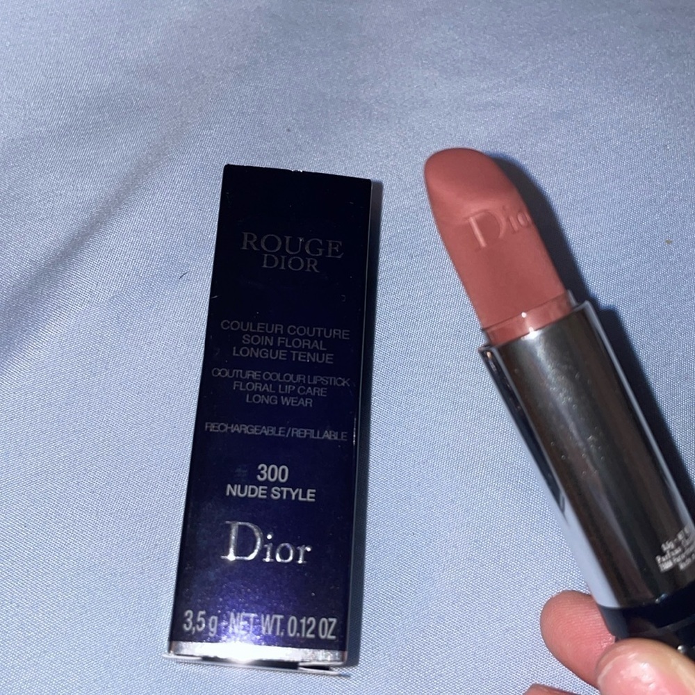 Dior Rouge Dior Forever Lipstick: 300 nude style velvet REFILL NO TOP - Picture 1 of 7